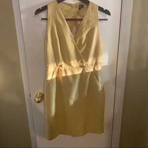 Very J Mustard Dress Size L.